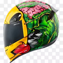 摩托车头盔机身整体式碳纤维摩托车头盔