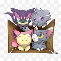 猫精灵粉丝梅斯-小猫