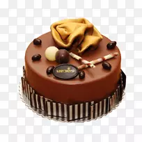 巧克力蛋糕袋加纳奇巧克力松露果脯巧克力蛋糕