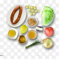 蔬菜素食料理马铃薯沙拉基尔巴萨食谱-蔬菜