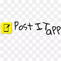 LOGO POST-it标注商标品牌