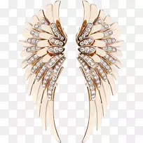 耳环珠宝金饰设计金天使