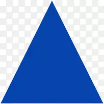 三角形蓝色形状-三角形