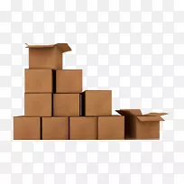 搬运工包装和标签收缩工业.箱