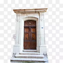 立柱古典建筑门历史遗址-法国里维埃拉