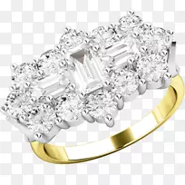 结婚戒指订婚戒指金银结婚戒指