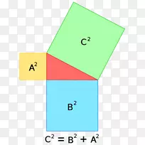 毕达哥拉斯定理数学直角三角形数学家-数学