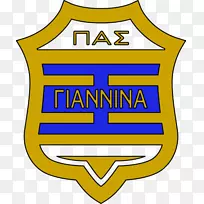 品牌PAS Giannina F.C.标志剪贴画-线条