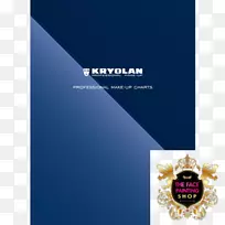 Kryolan化妆品，五颜六色，亮晶晶的脸庞