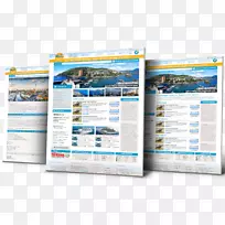 参观亚兰亚平面设计旅游用户界面设计