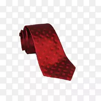 领带，红色丝绸，蓝色，灰色-红色丝绸