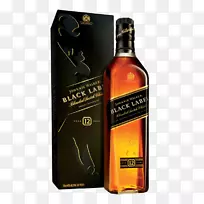 混合威士忌苏格兰威士忌蒸馏饮料Johnnie Walker-葡萄酒