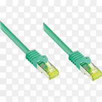 f类电缆双绞线补丁电缆rj-45以太网