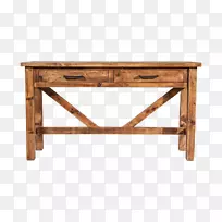 桌子家具实木屋抽屉