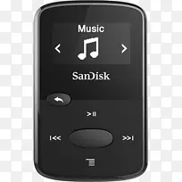 SanDisk夹卡子SanDisk Sansa剪辑mp3播放器SanDisk剪辑运动-保修卡