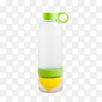 水瓶，塑料瓶，食堂.柠檬扭