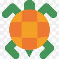 海龟电脑图标剪贴画-海龟