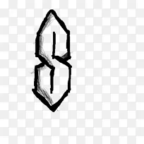 像素艺术绘画标志-西瓜字母
