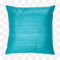 投掷枕头，斯文海洋绿松石，Felix Odermatt innendekorations有限公司-绿色枕头