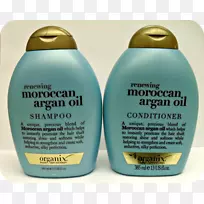 护发OGX更新换代摩洛哥argan油洗发水ogx摩洛护发素再生argan油发护发素-洗发水