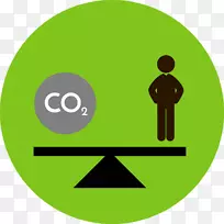 凯文·欧托尔设计碳补偿碳信用符号剪贴画-数字树