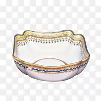 瓷质墨塔赫德&公司碗餐具-银碗
