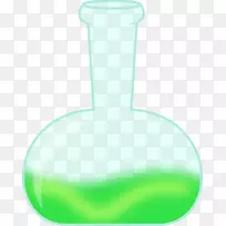实验室烧瓶玻璃液体玻璃