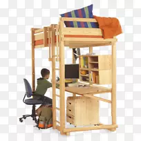 双层床家具桌子平台床-儿童家具