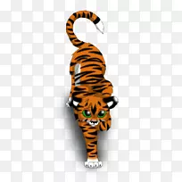 老虎大猫剪贴画-老虎