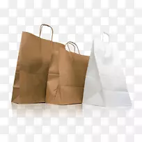 纸袋、手提包、包装和标签购物袋和手推车.袋