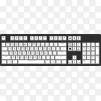 计算机键盘樱桃聚对苯二甲酸丁二醇酯染料升华打印机樱桃