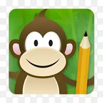 猴子文字剪贴画-猴岛