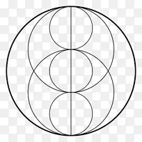 圆点神圣几何对称圆