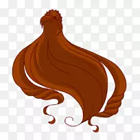TECNA发型向上棕色头发