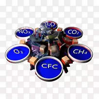 温室气体、氯氟烃、气候变化、温室效应-自然环境