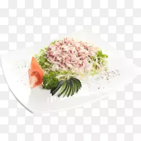 色拉装饰叶菜亚洲菜食物-色拉
