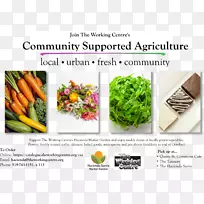 叶菜社区-支持农业的大型农庄市场花园(工作中心的一个项目)-食品销售