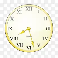 罗马数字时钟面对数字系统数字时钟