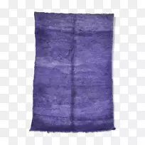 紫色柏柏尔地毯摩洛哥羊毛-紫色