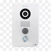 门鸟d 101对讲机门铃和钟声视频门.电话家庭自动化套件.智能电话
