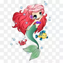 动画电影美人鱼芭比娃娃