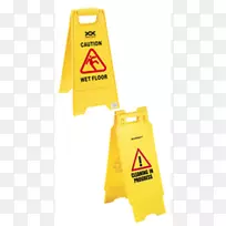 湿地板标志地板清洁警告标志安全.湿地板