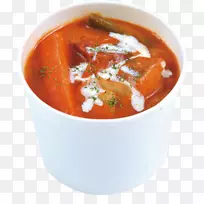 番茄汤肉汁食谱咖喱热汤