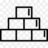 砖块计算机图标标志符号-砖块