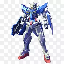 Gundam与移动西装Gundam：极限vs gn-001 Gundam exia硕士级
