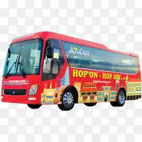旅游巴士服务城市观光及越南人离越南旅游巴士