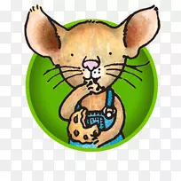 如果你给一只老鼠一个饼干电脑鼠标，如果你给一只老鼠一个巧克力饼干-电脑鼠标