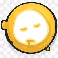 计算机图标笑脸表情词挑战-微笑