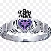克拉达格戒指诞生石珠宝宝石戒指