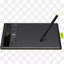 数字书写和图形平板电脑Wacom竹笔和触摸平板电脑.笔